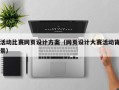 周口活动比赛网页设计方案（网页设计大赛活动背景）